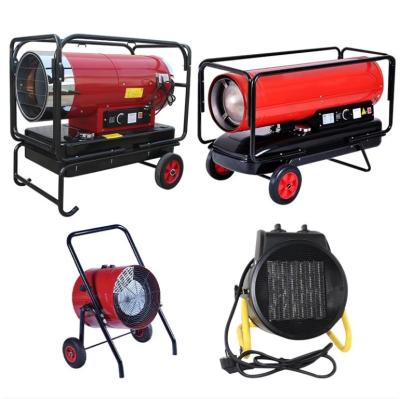 China Farms Mobile Fuel Holding 48KW Industrial Furnace Heater Diesel Greenhouse Heater for sale