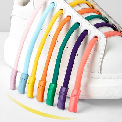 China New Products Flat Men Sports Shoes Nylon Laces With Magnetic Locks Cheap Wholesale Magnetic Laces for sale