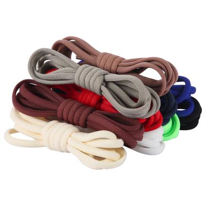 China Colorful Elastic Flat Lazy Flat Shoe Laces Capsule Laces for sale