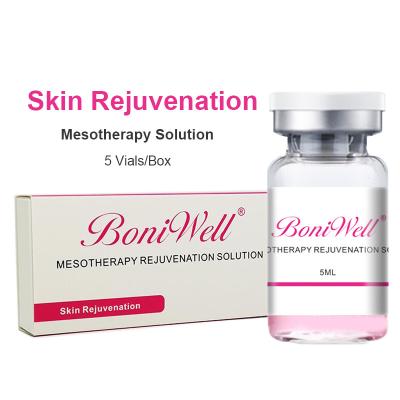 China BoniWell Skin Rejuvenation Mesotherapy Solution Booster for Collagen Production Anti Aging MTS Microneedling Injectable Meso Serum 5ml/Vial for sale