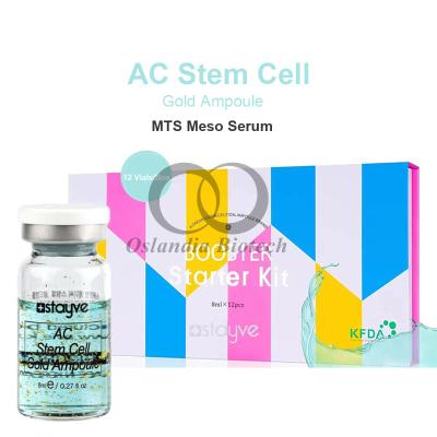 China Stavye AC Stem Cell Gold Ampoule Skin Booster Meso Serum Acne Treatment MTS Microneedling Mesotherapy Solution 8ml/Vial en venta