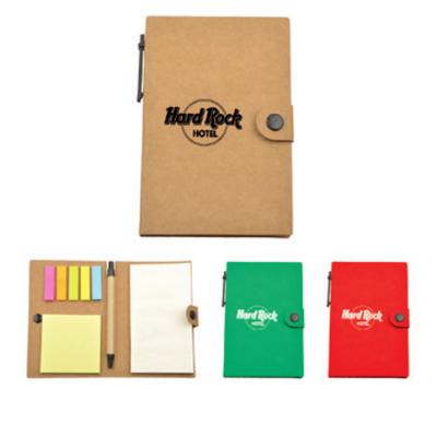 China Self-adhesive notebook notebook, school notebook, notebook gamer with colorful ball pen sticky notes NE077 for sale