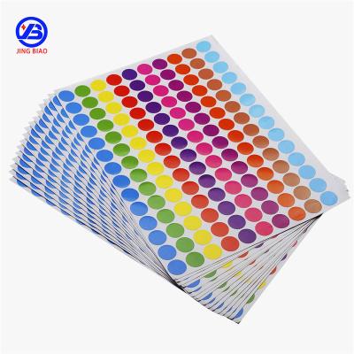 China Custom Heat Resistant Label Klebeetikett Printabl Flat Sheet PVC Vinyl Adhesive Label Stickers Manufacturer In China for sale