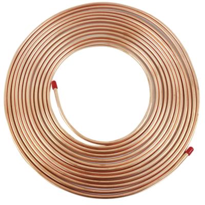 China Corrosion resustance 99.9% red copper pipe  for air conditioner for sale