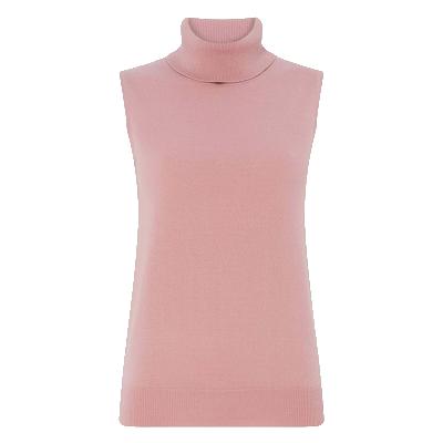 China 100% Cashmere Anti-pilling Hot Selling Women's Turtle Neck Pure Sweater Loose Fit Sleeveless Sweater for sale