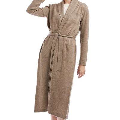 China OEM Service Customer Service Logo Long Robes One Size Cashmere Breathable Pajamas For Women for sale