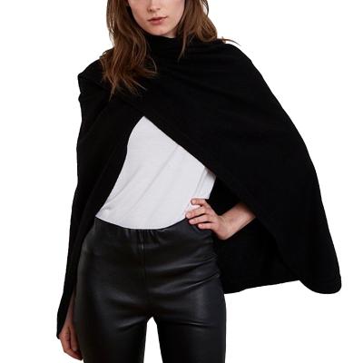 China 70%Wool 30%Cashmere 70%Wool 30%Cashmere Solid Color High Quality Knitted Cape for sale