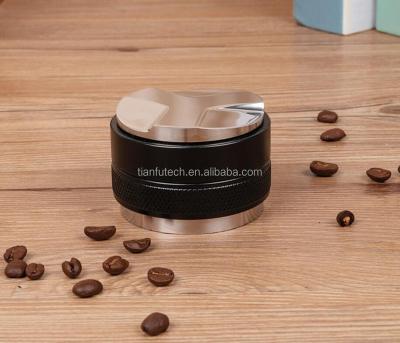 China Macaron Espresso Distributor 3 Head Sustainable Bartender Double Leaf Coffee Leveler 58mm Coffee Dispenser Tamper for sale