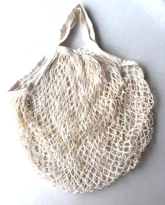 China Eco-friendly 100% Cotton Net Mesh Fabric Reusable Foldable Shopping Commodity Bags Twine for sale