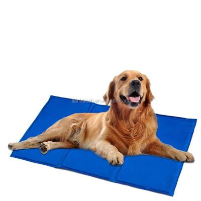 China Viable Durable Cool Gel+Sponge Gel Dog Mat Cool Bed Cushion for sale