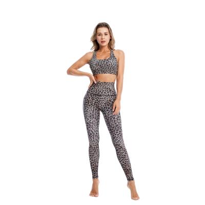 China Sport gym yoga set women fitness clothing tiktok workout yoga pants active yoga sports breathable 2 piece bra for sale