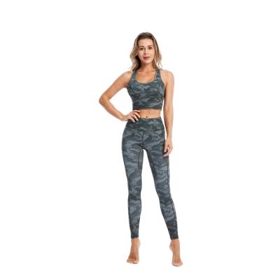 China Breathable tik tok workout clothes sportswear fitness and yoga wear gym yoga seamless active wear clothing set for sale