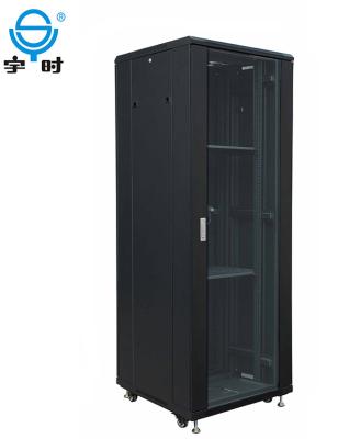 China Hot Selling Floor Standing Server Cabinet Good Price 19 Inch Network Cabinet Stock 37u 40u Cold Rolled Steel Rack Server for sale