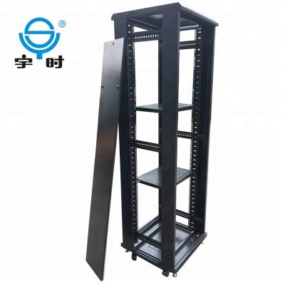 China 42u indoor networking telecom rack cabinet with glass door, high quality 19 inch server rack for sale