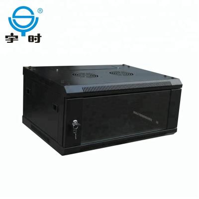 China SPCC Cold Rolled 19 Inch Steel Rack 4u 6u 9u Network Cabinet , Wall Mounted Server Rack for sale