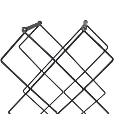 China Viable Unique Design Hot Sale Portable Display Wine Rack Retail Shelf for sale