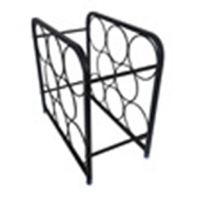 China Newest Design Latest Design Stainless Steel Wall Mounted Rack Wine Storage Rack Viable for sale