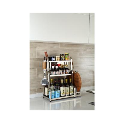 China Sustainable Economic Custom Design Cabinet Display Kitchen Rack Seasoning Storage Rack for sale