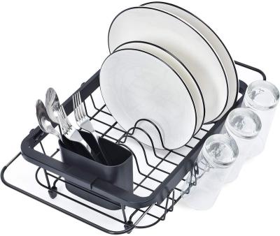 China Kitchen Viable Multifunctional Vegetable Fruit Kitchen Organizer Storage Sink Free Dish Rack for sale