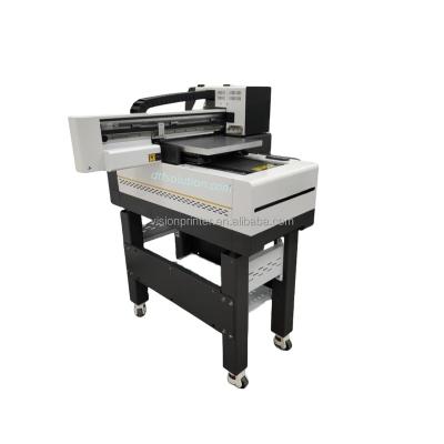 China Any small shop and printing shop for diy printing Automatic Bottle Printer A3 Size Led Inkjet UV Flatbed Printer for sale