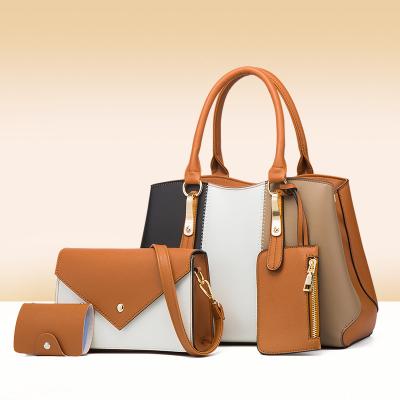 China 2021 Famous Brands High Quality Designer Bags Women Handbags Sets Charm Bags Women Handbags Ladies Shoulder Messenger Ladies Bags Handbag Set for sale