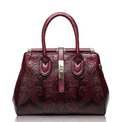 China Westal 151207 Vintage Design Real Leather Handbags Women Ladies Bags Ladies Luxury Durable Wholesale Genuine Tote Bags for sale