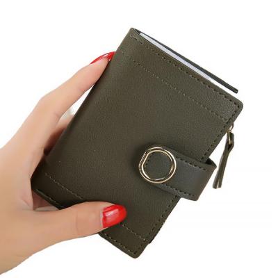 China Westal Anti-theft Wallets Leather New Women Fashion Purse Ladies Card Bag For Women Clutch Purse Card Holder Female Wallet 2021 for sale