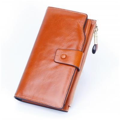 China WESTAL Retro Anti-theft Explosive Large Capacity Multifunctional Women's Long RFID Wallet Clutch Wallet Leather Purses For Ladies for sale