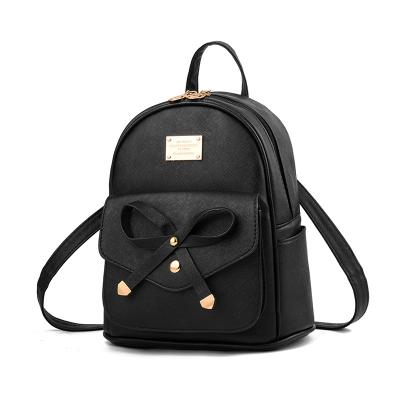 China K8003 Mini Leather Backpack Fashion Pu Female Student Leather School Bag Cute Waterproof Female Korean Style Backpack 2021 New for sale