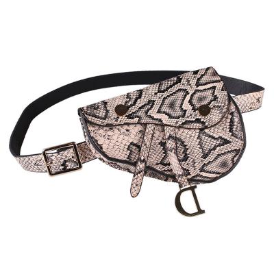 China WESTAL 437 anti-theft fashion snake pattern individual piano bag for girl pussy pack fashion waist bags designer bag belt for sale