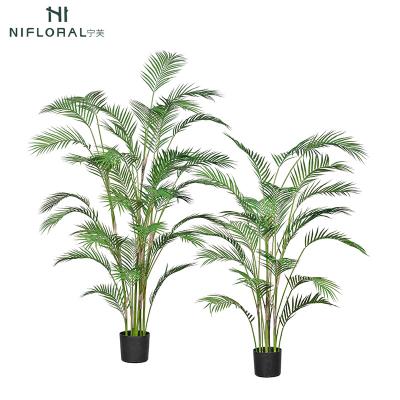 China Art Decor 2022 New Arrivals 120cm/170cm Height Artificial Palm Leaves Tree for sale