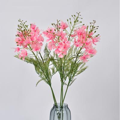 China Art Decor Wholesale Nearly Natural Bouquet Artificial Flowers For Home Decor / Wedding Decoration for sale