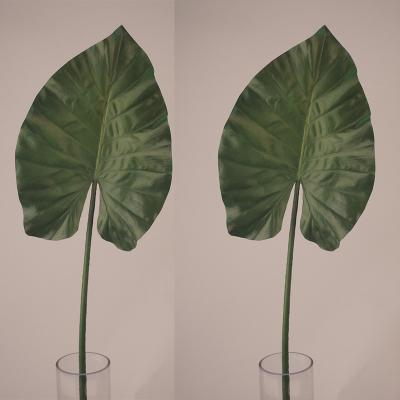 China Art Decor Guangzhou Nifloral Home Single Stem Artificial Leaf Decorative Branch Throw for sale