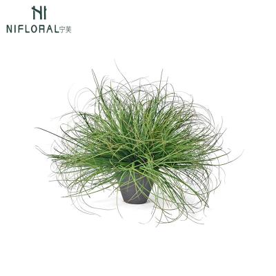 China Art Decor Nearly Natural Indoor Decorative Fake Plants Artificial Green Grass Potted Plant for sale