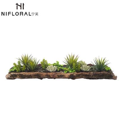 China Wholesale Art Decor Indoor Decorative Plantas Artificiales Succulents Artificial Succulents Arrangements for sale