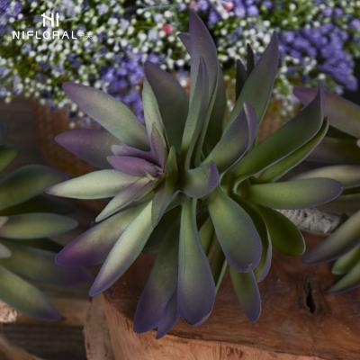 China Art Decor Made in China Wholesale Office Cheap Indoor Plastic Factory Fake Unpotted Succulents for sale