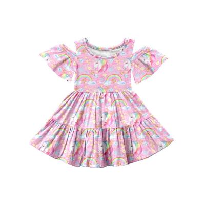 China Washable Toddler Dress for Little Girl High Quality Fancy Dress Style Strapless Dresses for sale