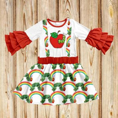 China Casual Hot Selling Back To School Kids Clothing Sets Girls Matching Fall Outfits for sale