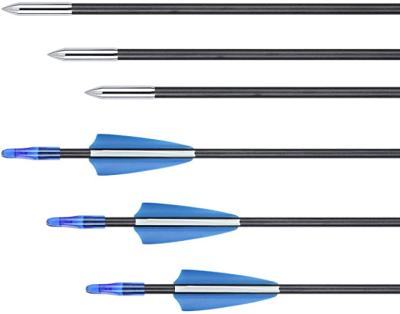 China Fiberglass SHOOTING Arrows 26 28 30 Inch Archery Target Arrows Used For Recurve Bow Practice Arrows for sale