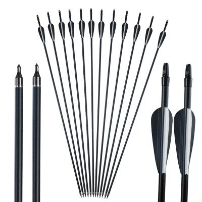 China Hunting Archery Hunting Replaceable OD8MM Fiberglass Arrows Arrow Tips Durable Using Arrow for sale