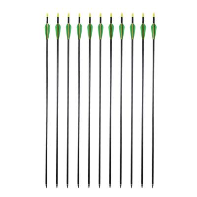 China Hunting Archery Hunting Shooting Arrow 8 Mm Diameter Outer Aluminum Arrow Steel Point With Replaceable Point for sale