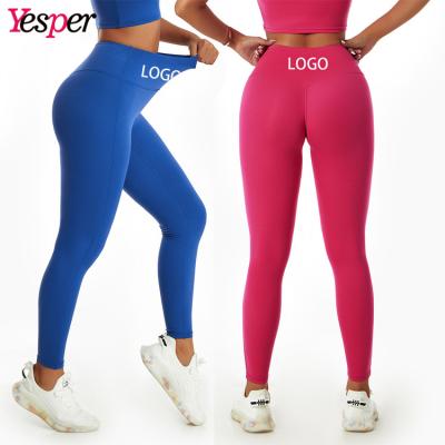 China Breathable Nylon Spandex Butt Lift Yoga Gaiters Sports Gaiters Fitness Tummy Control Yoga Pants for sale