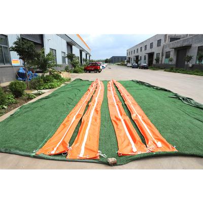 China Eco-friendly Type Algae Barrier Eco Absorbent Beach Sealing Oil Spill Containment Boom PVC Float Type Supplier for sale