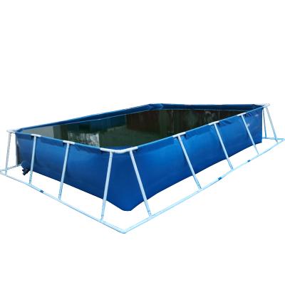 China China Factory Wholesale Price Global Price Super Global Collapsible Fish Pond Plastic Frame Frame Fish Farming Fish Farm Tank for sale