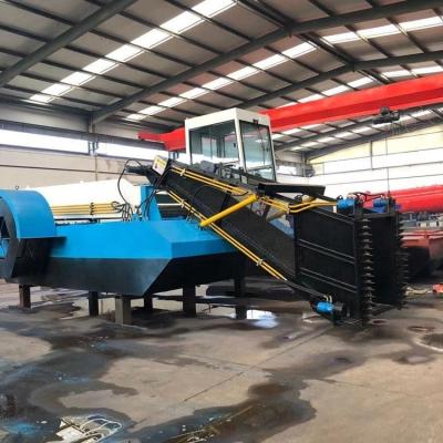 China river clean river machine/water weed cleaning harvester for sale