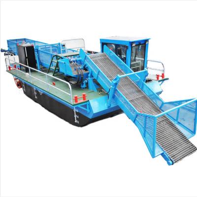 China Clean River Seaweed Harvester Automatic Weed Cutter Dredger for sale