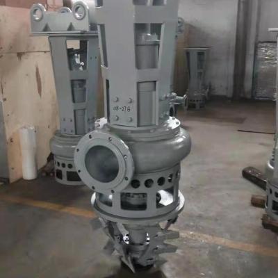 China Vertical Submersible Mud Pump Hydraulic Sand Dredge Pump With Cutter Head for sale