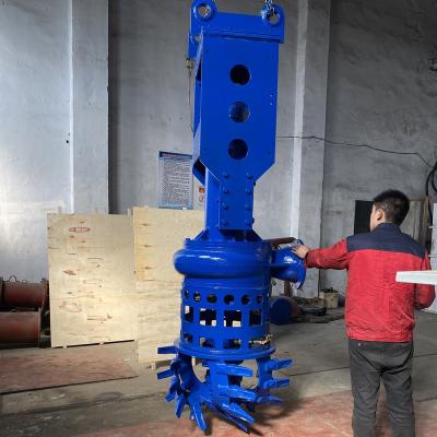 China Vertical Submersible Mud Pump Sand Bentonite Slurry Excavator Mounted Dredge Pump With Cutter Suction Head for sale