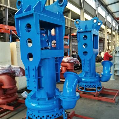 China Vertical Submersible Ingot Water Slurry Pump Heavy Duty Centrifugal Industrial Hydraulic Slurry Submerged Pump With Cutters for sale