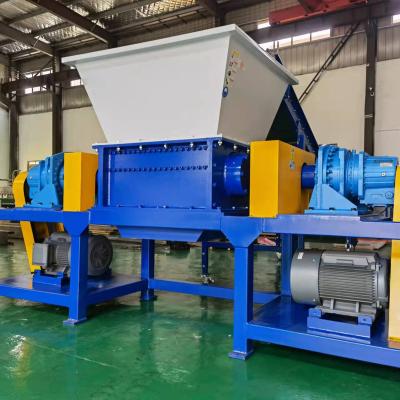 China Professional Long Warranty High Productivity Double Shaft Metal Plastic Shredder Machine for sale